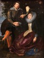 芸術家と最初の妻イザベラ・ブラント『スイカズラの亭』バロック・ルーベンス